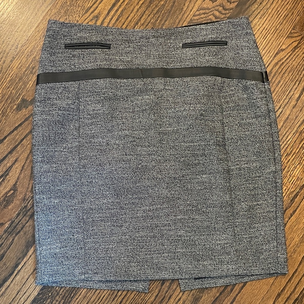 Express Black and Gray Pencil Skirt
